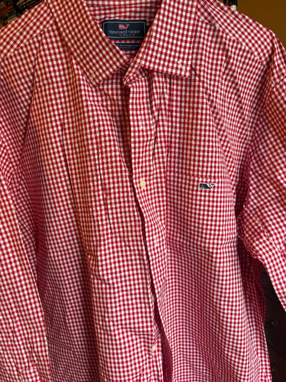 Vineyard Vines Classic Tucker Button Shirt  - EUC - 2XB